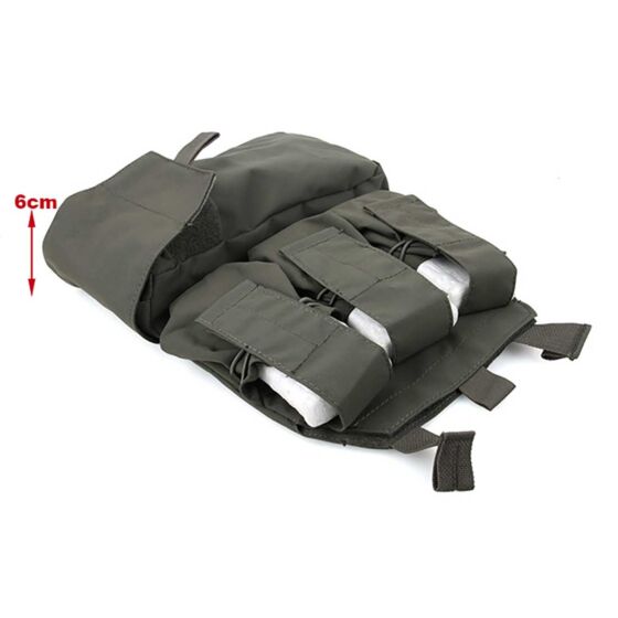 TMC pannello schienale modulare con tasche (ranger green)