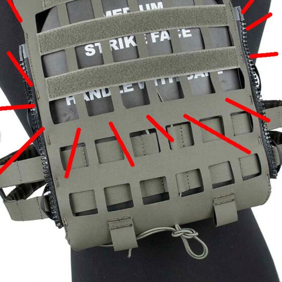 TMC DELUXE EVA sapi plate set for tactical vest (dummy)