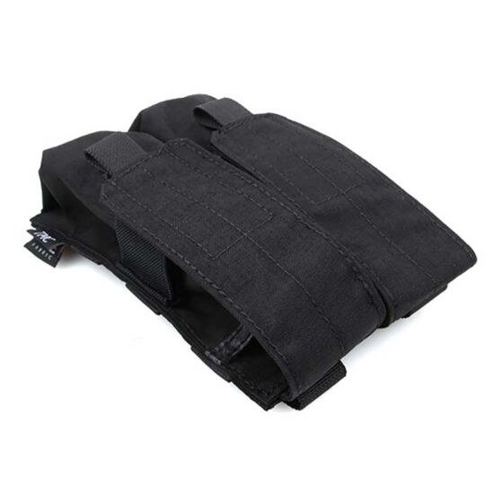 TMC tasca porta caricatore doppia per smg (nera)