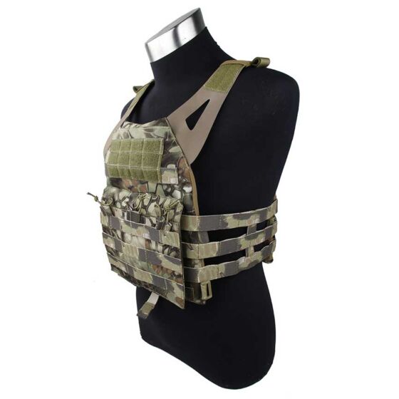 TMC giubbino tattico skirmich jumper plate carrier deluxe (mandrake)