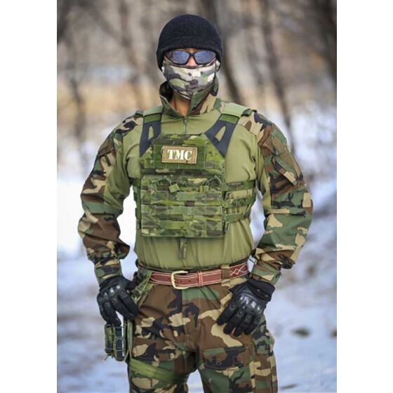 TMC giubbino tattico skirmich jumper plate carrier deluxe (greenzone)