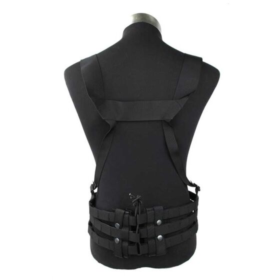 TMC pettorina LOW PRO molle chest rig (nera)