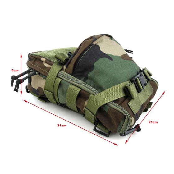 TMC cordura mini modular hydratation bag (woodland)