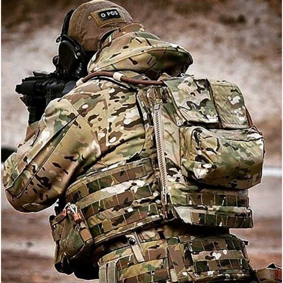 TMC pouch zip panel for Jumper plate carrier (ranger green)
