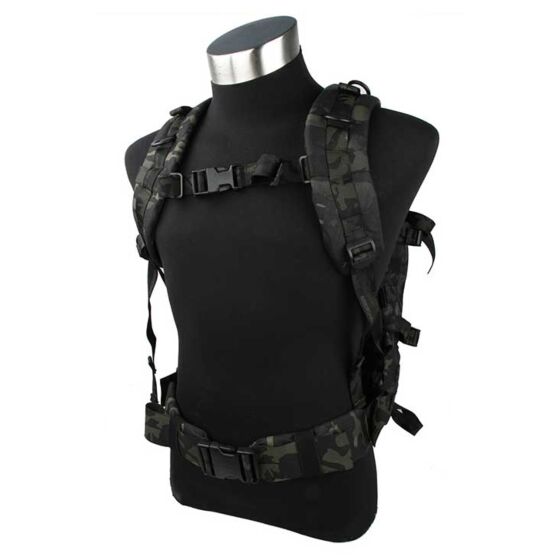 TMC zaino tattico molle 3 day (multicam black)