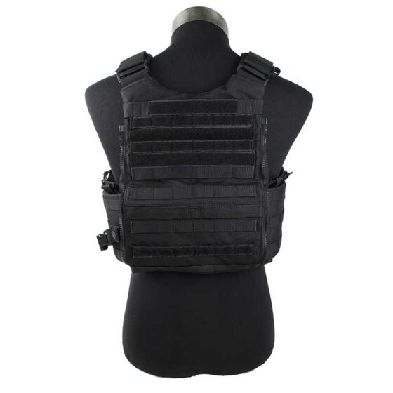 TMC giubbino tattico AEO plate carrier (nero)