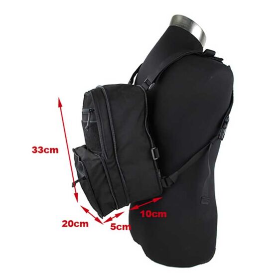 TMC zaino modulare 410 FLATPACK (nero)