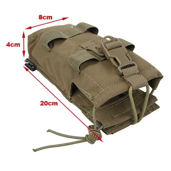 TMC TILT-OUT 152 MBTIR radio pouch (coyote brown)
