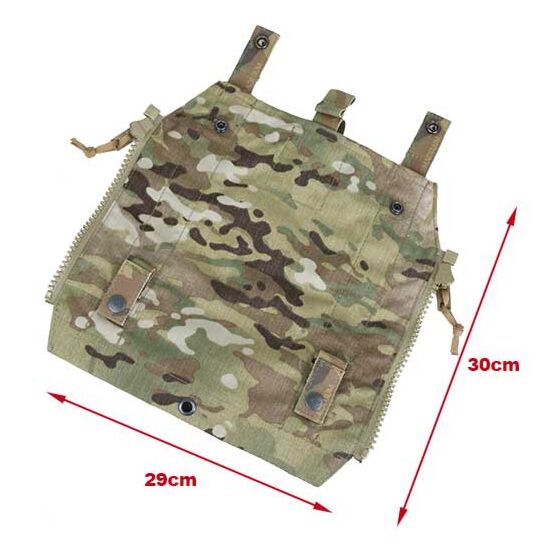 TMC pannello 7 molle zip panel per tattico CPC (multicam)