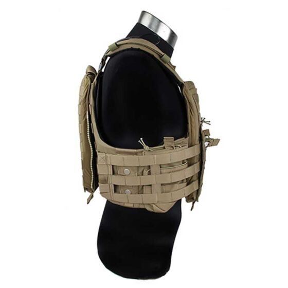TMC giubbino tattico molle NC plate carrier (coyote brown)