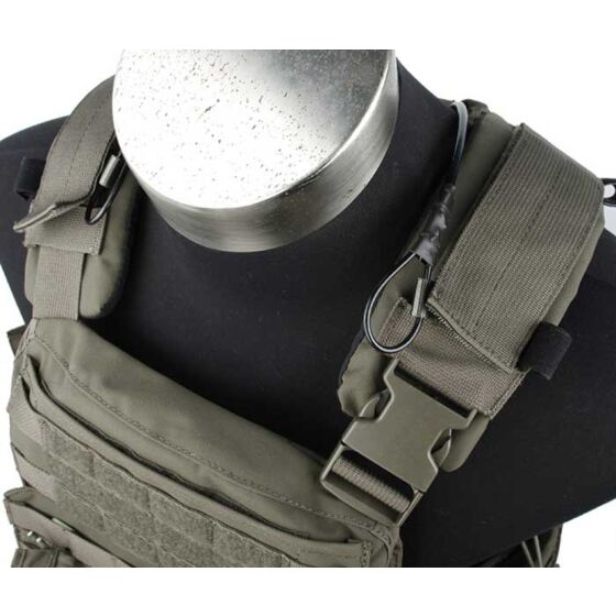 TMC giubbino tattico molle NC plate carrier (ranger green)