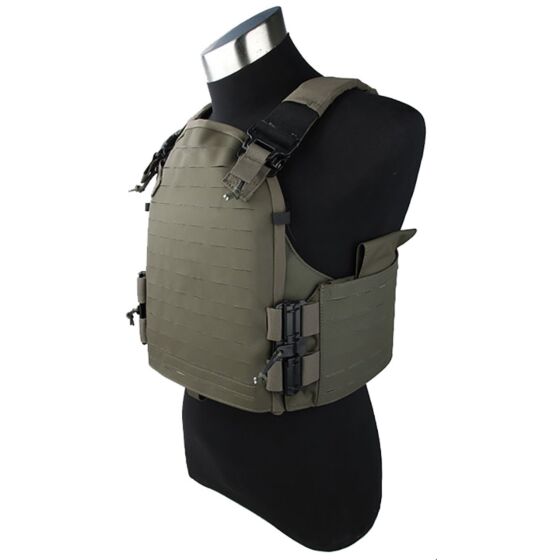 TMC giubbino tattico AC plate carrier (ranger green)