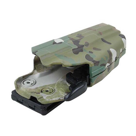 TMC fondina rigida 5x79 standard per pistola tipo glock/hk/mp9 (multicam)
