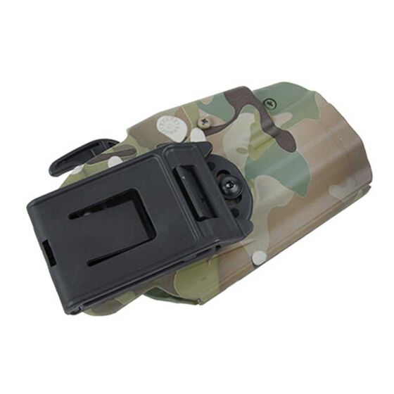 TMC fondina rigida 5x79 standard per pistola tipo glock/hk/mp9 (multicam)
