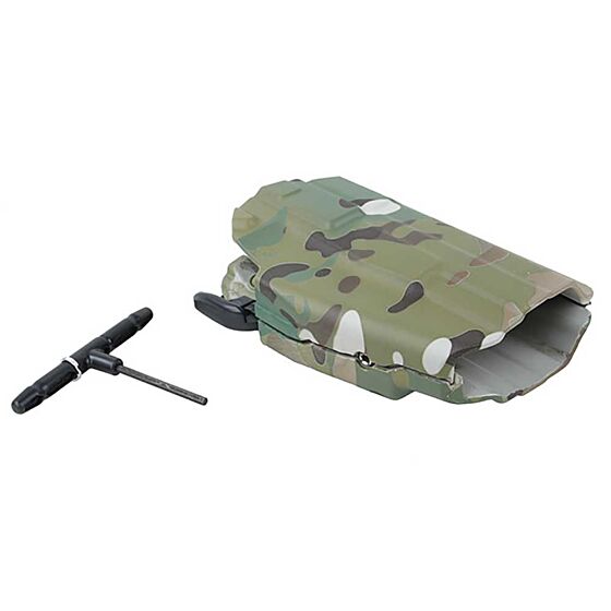 TMC fondina rigida 5x79 standard per pistola tipo glock/hk/mp9 (multicam)
