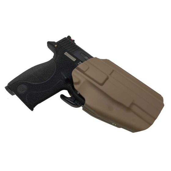 TMC fondina rigida 5x79 standard per pistola tipo glock/hk/mp9 (coyote brown)