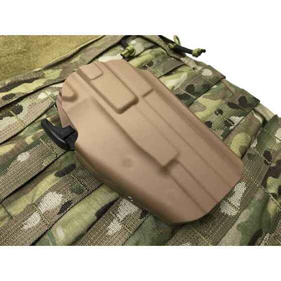TMC fondina rigida 5x79 standard per pistola tipo glock/hk/mp9 (typhon)