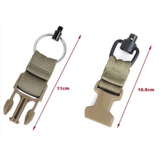 TMC buckled qd with split ring (tan)