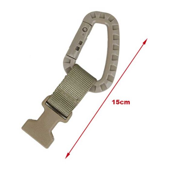 TMC anello tex tactical link con clip sgancio rapido (tan)