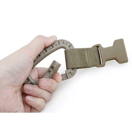 TMC anello tex tactical link con clip sgancio rapido (tan)