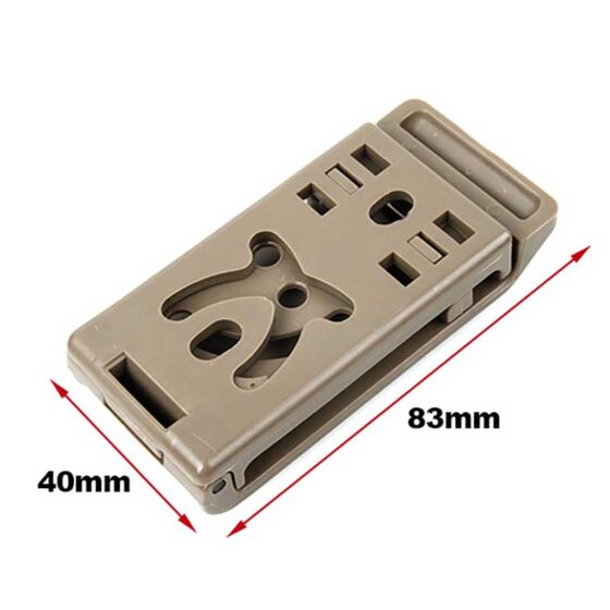 TMC rotative belt clip for 5x79 holster (coyote brown)