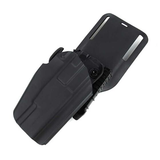 TMC fondina rigida 6x77 completa per pistola tipo glock/hk/mp9 (nera)