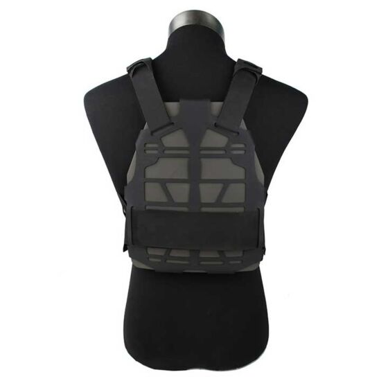 TMC giubbino tattico Frame plate carrier con dummy plastic plate (nero)