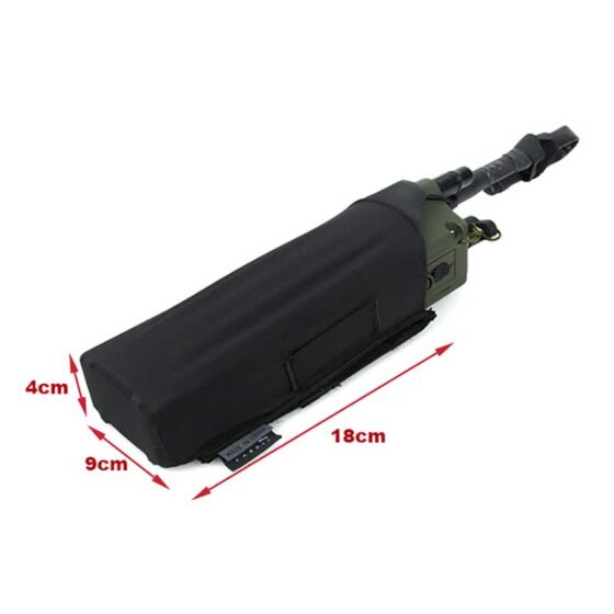 TMC tasca porta radio per tattico frame Plate carrier (nera)