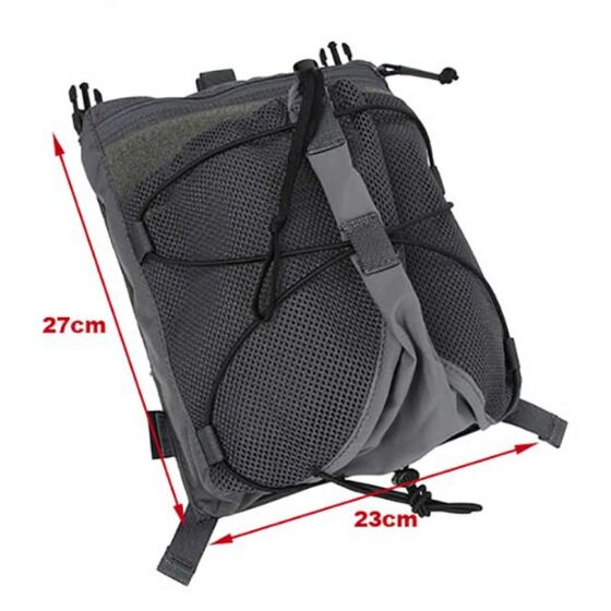 TMC helmet back panel for 420 vest (wolf grey)
