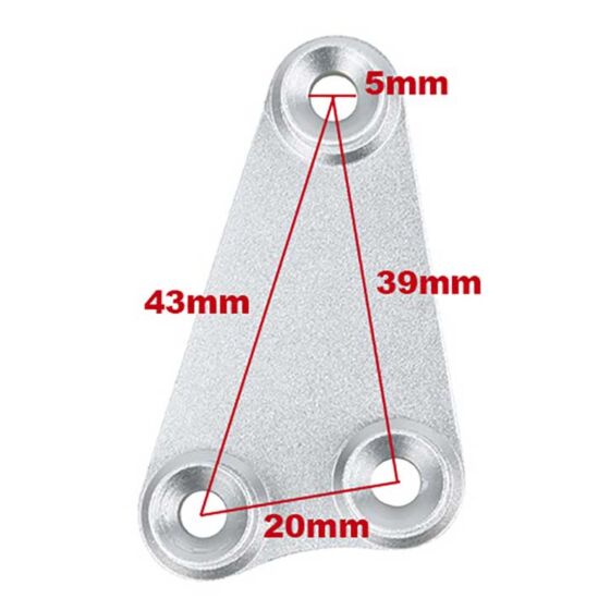 TMC aluminum hanger for G style holster (silver)