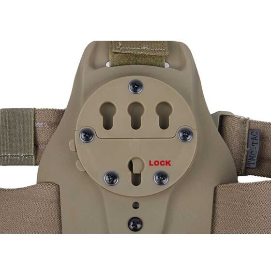 TMC QD single strap panel for 5x79 holster (coyote brown)