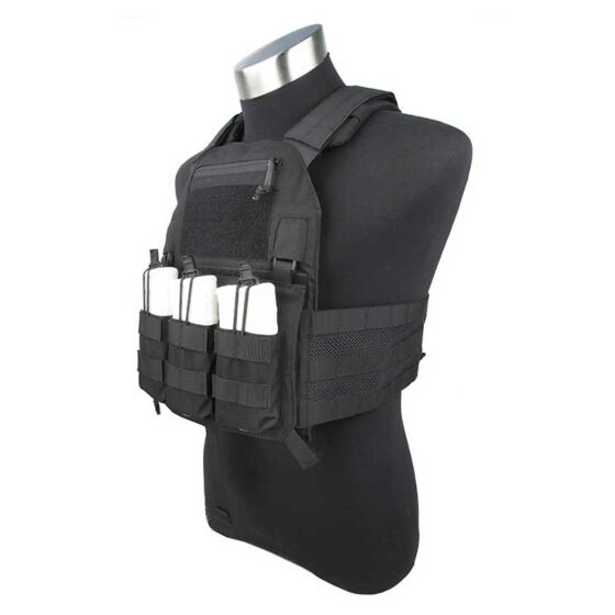 TMC giubbino tattico 420 plate carrier (nero)