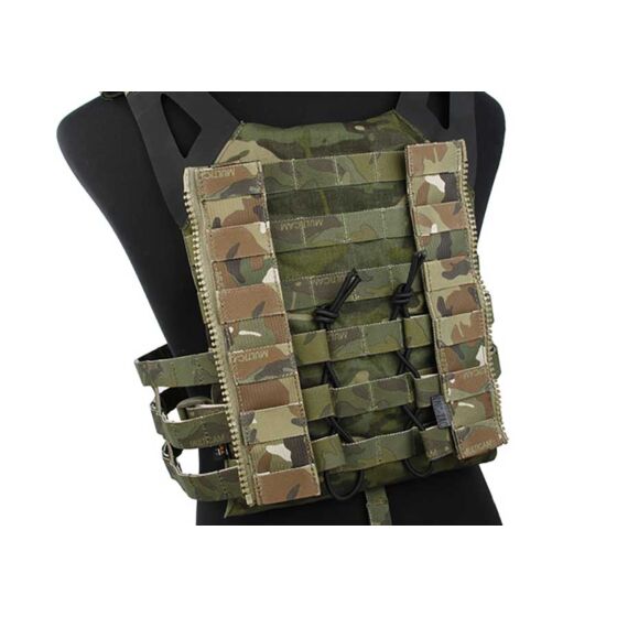TMC zip adattatori Jumper Plate per giubbini tattici (nera)