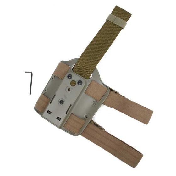 TMC SAFARILAND style drop leg panel for holster (tan)