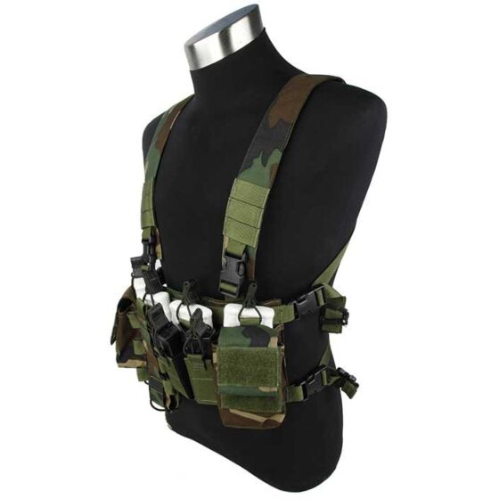 TMC Pettorina D-mittsu chest rig (woodland)