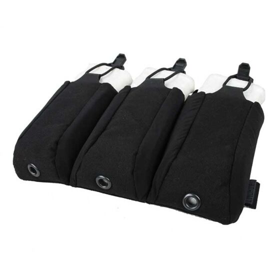 TMC tasca tripla porta caricatore m16 per tattico frame Plate carrier (nera)