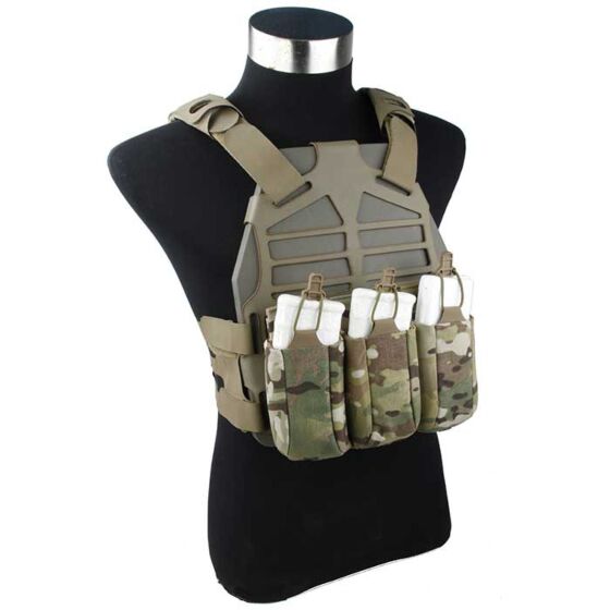 TMC TRI magazine pouch for SS PC vest (coyote brown)