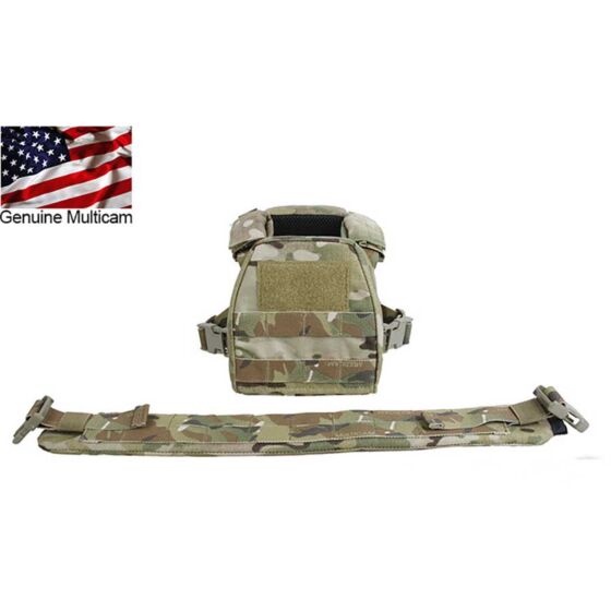 TMC giubbino tattico plate carrier + cinturone per bambini (multicam)