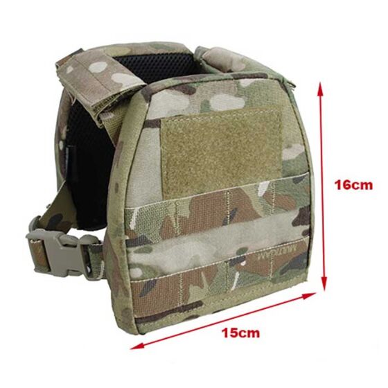 TMC giubbino tattico plate carrier + cinturone per bambini (multicam)
