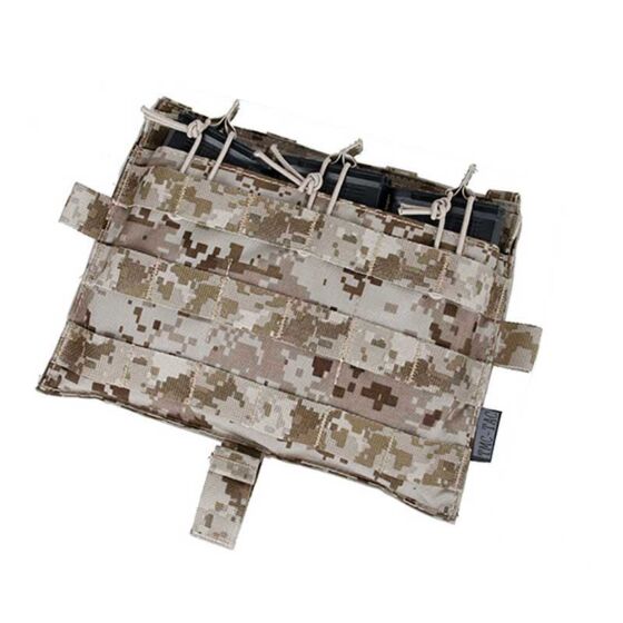 TMC Tri pouch MOLLE panel for AVS/JPC tactical vest (aor1)