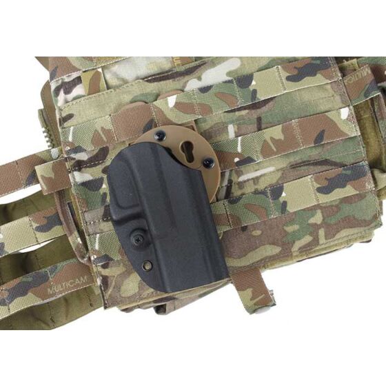 TMC G style holster wheel with pals hang (coyote brown)