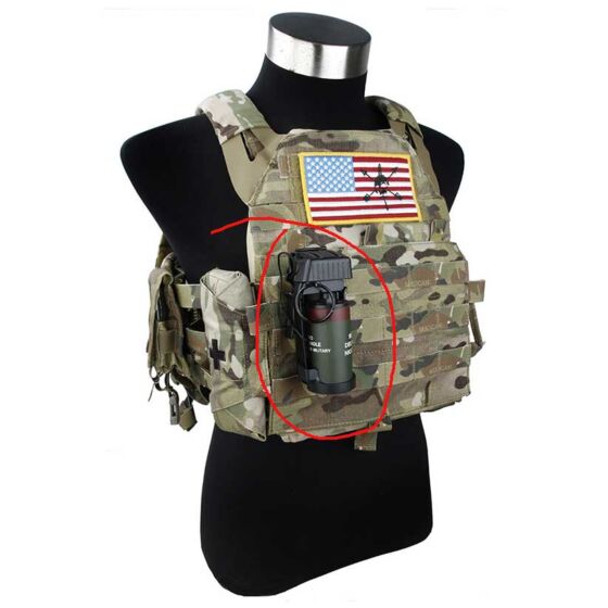 TMC flashbang grenade pouch w/ dummy grenade (black)