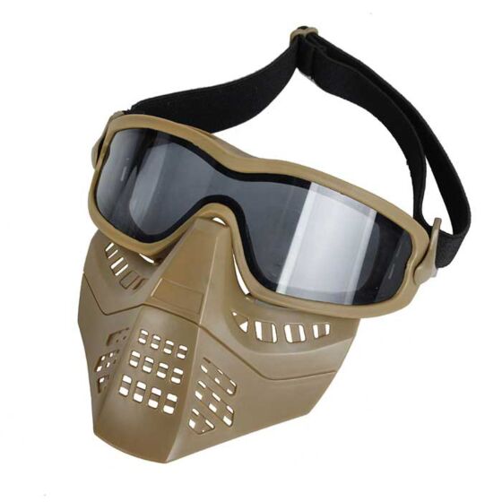 TMC occhiali tattici con facciale removibile IMPACT (coyote brown)