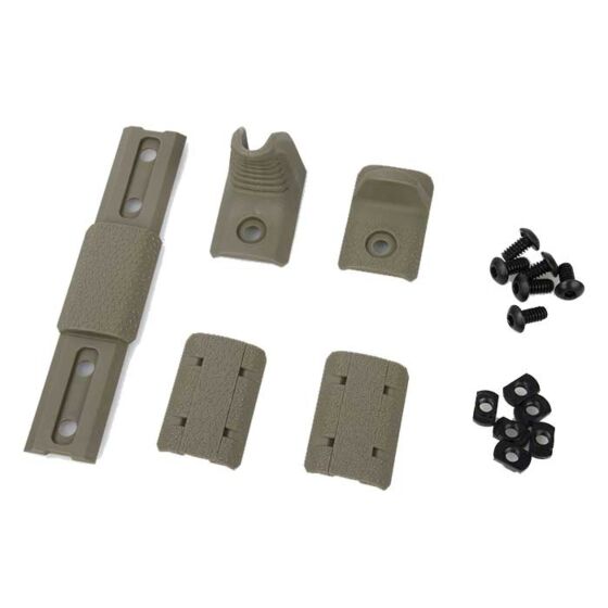 TMC set hand stop per frontali M-LOK (dark earth)