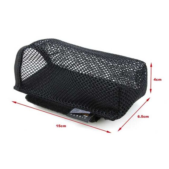 TMC Mesh bottle pouch w/side velcro (black)