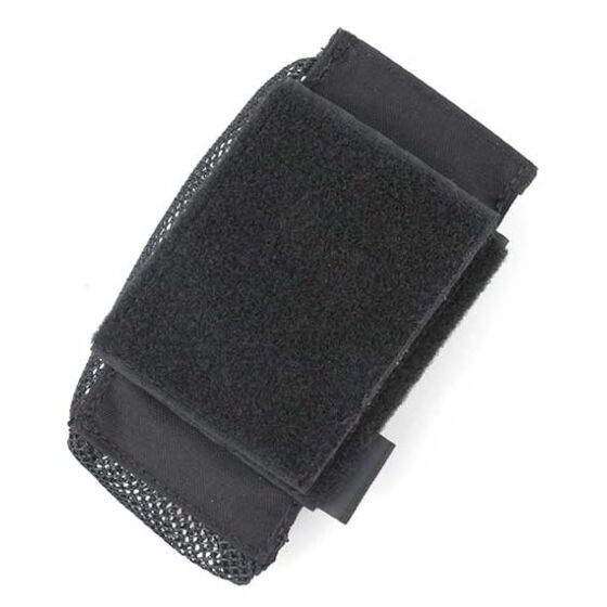 TMC Mesh bottle pouch w/side velcro (black)