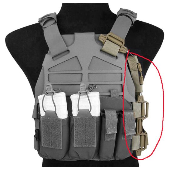 TMC Frame plate release kit (dark earth)