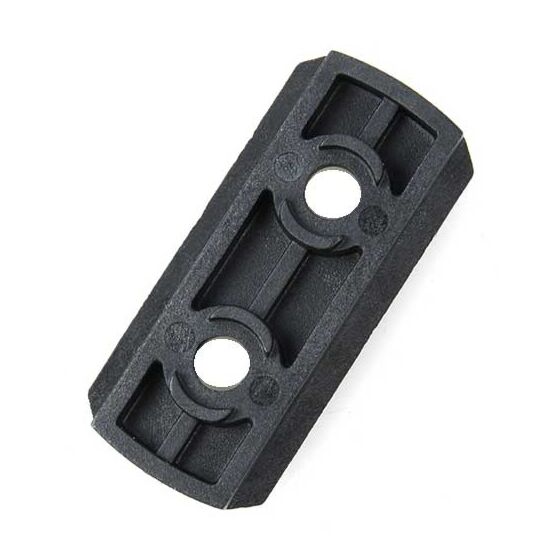 TMC 3 slot 20mm nylon rail for M-LOK hand guard (black)