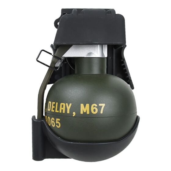 TMC M67 dummy frag grenade with molle case (black)