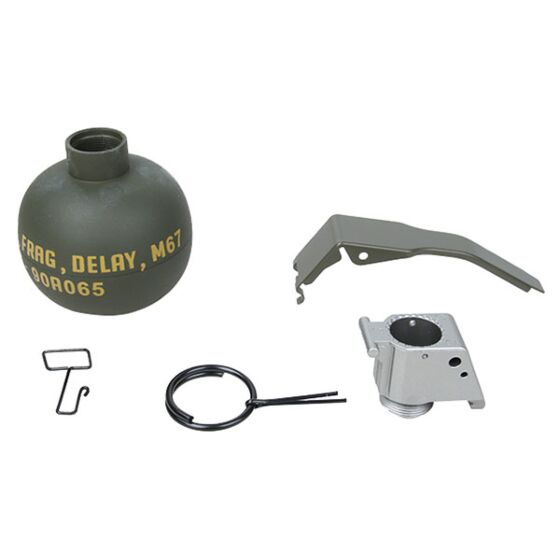 TMC M67 dummy frag grenade with molle case (od)